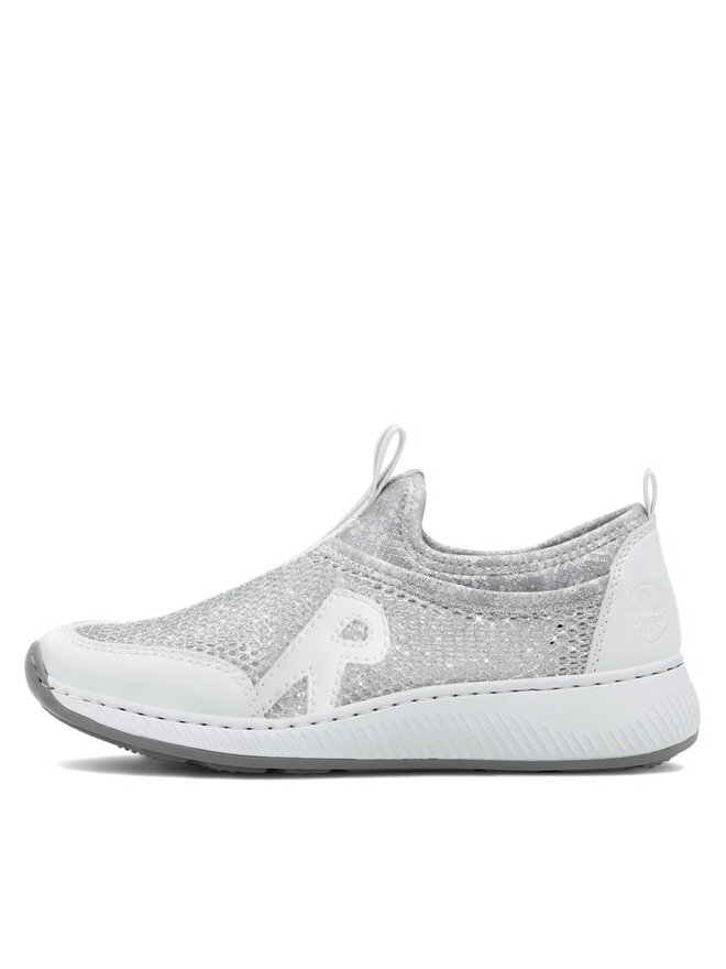 Rieker Sneakers Rieker N5554-81 Silberfarben