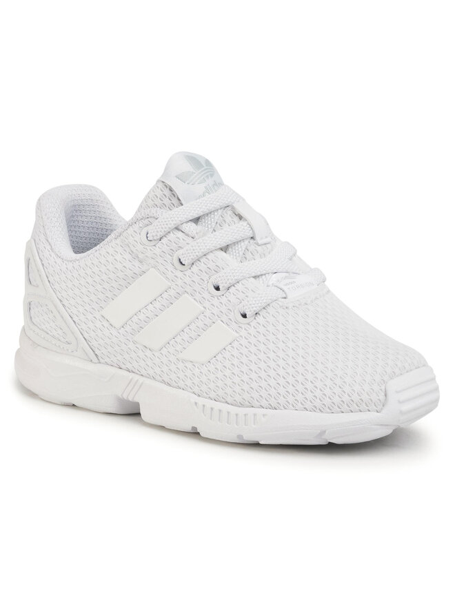 Adidas originals zx flux all white online