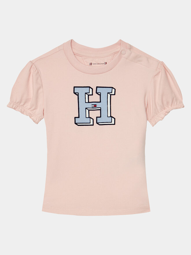 Tommy Hilfiger Tommy Hilfiger Marškinėliai Ithaca KN0KN01873 Rožinė Regular Fit