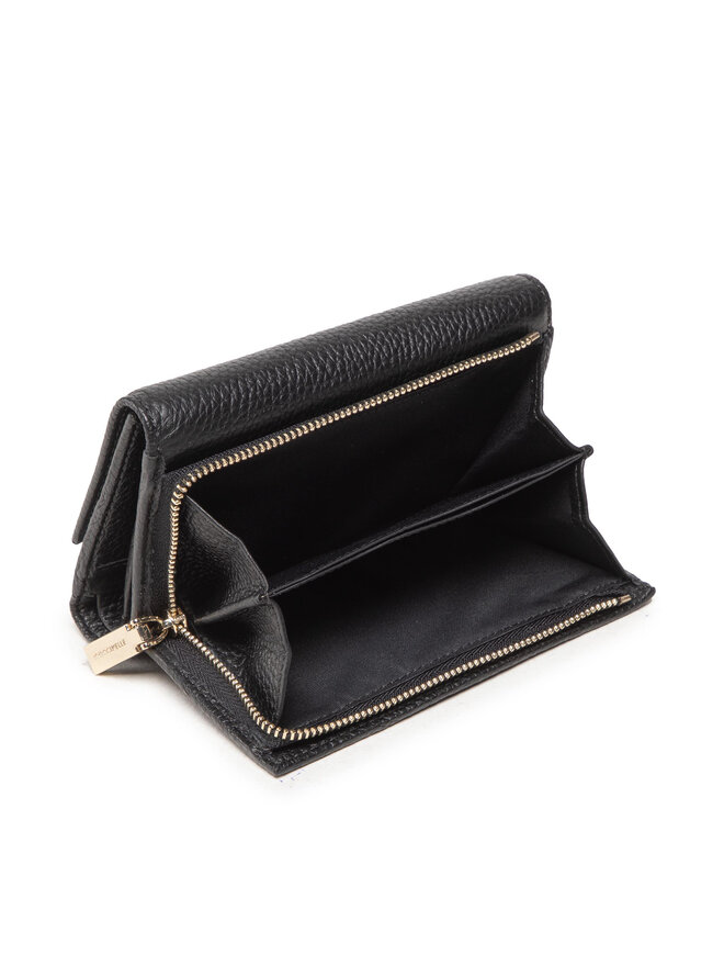 Coccinelle Velká dámská peněženka Coccinelle MW5 Metallic Soft E2 MW5 11 66 01 Černá