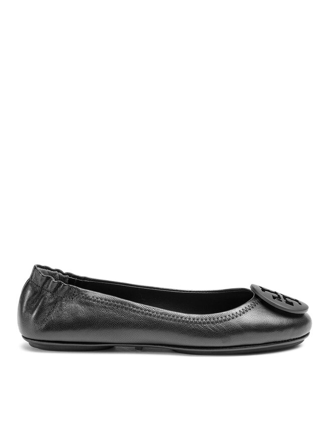 Tory Burch Balerina Tory Burch Minnie Travel Ballet With Logo 49350 Fekete