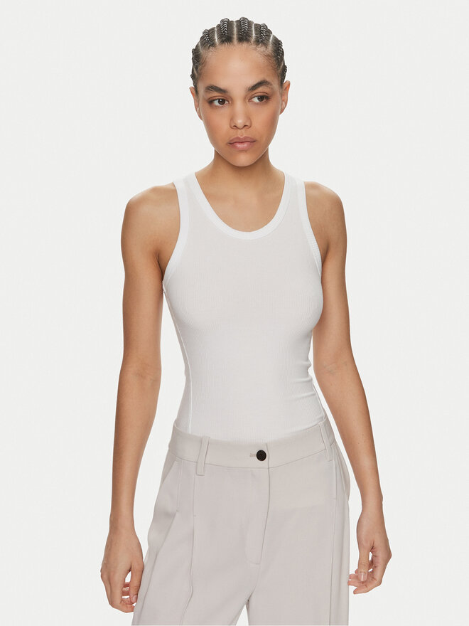 Calvin Klein Calvin Klein Top K20K206554 Blanco Slim Fit