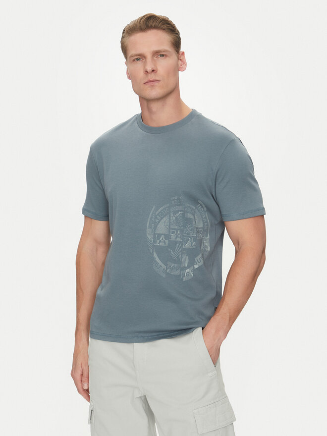 Napapijri Napapijri T-Shirt S-Vanni NP0A4IEA Blau Regular Fit