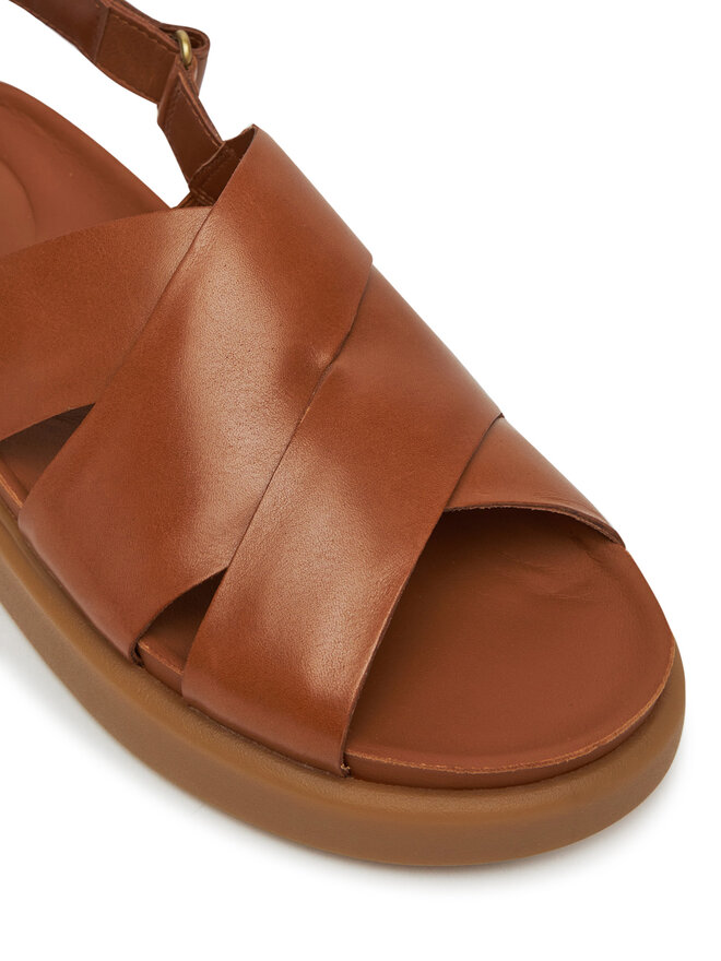 Clarks Sandále Clarks Aristella Sun 26181258 Hnedá