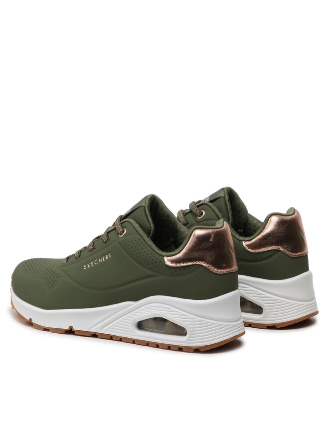 Skechers Αθλητικά Skechers Uno Shimmer Away 155196/OLV Χακί