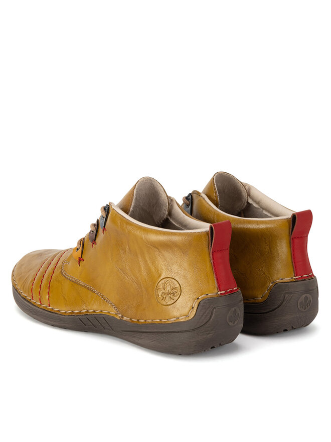 Rieker Zapatos hasta el tobillo Rieker 52509-68 Amarillo