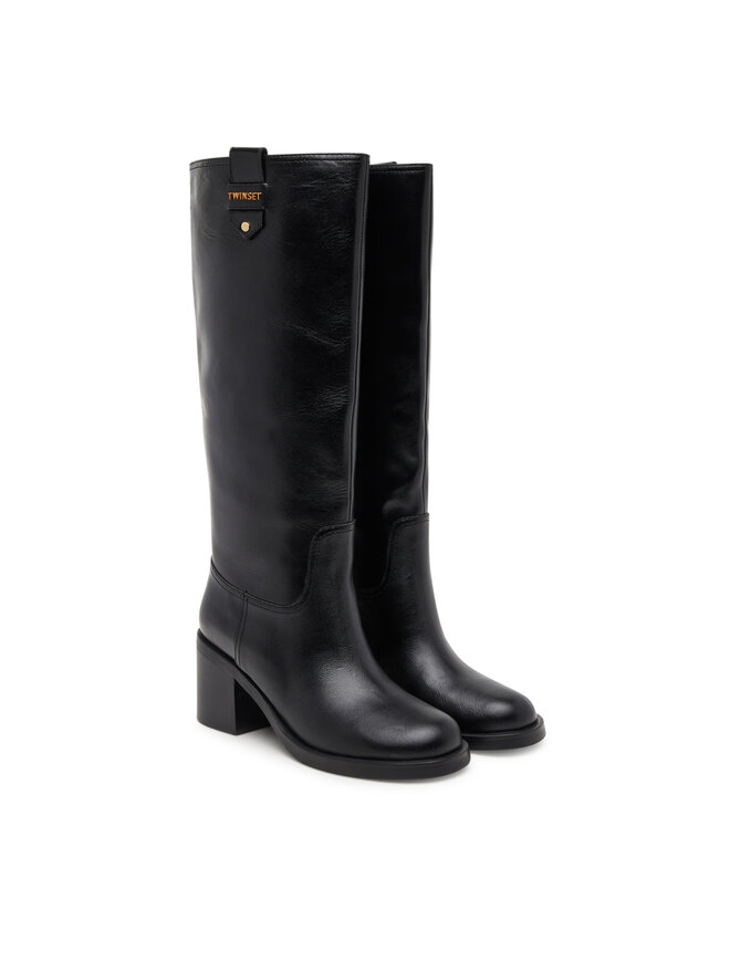 TWINSET Botas altas TWINSET ko252TCP080 Negro