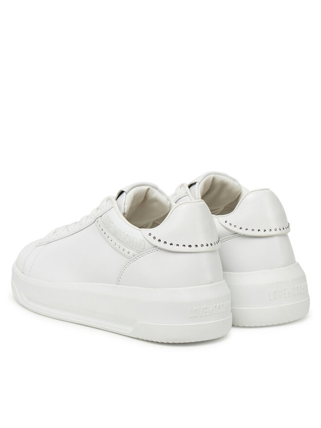 LOVE MOSCHINO Sneakersy LOVE MOSCHINO JA15535G0MIA0100 Biały