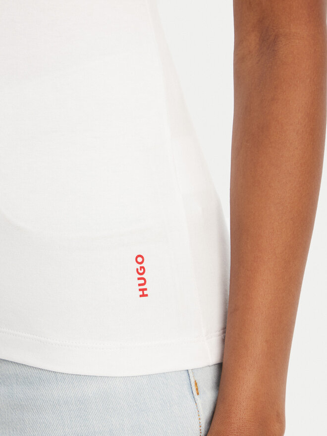HUGO HUGO Pack de 2 camisetas Twin 50545688 Blanco Regular Fit
