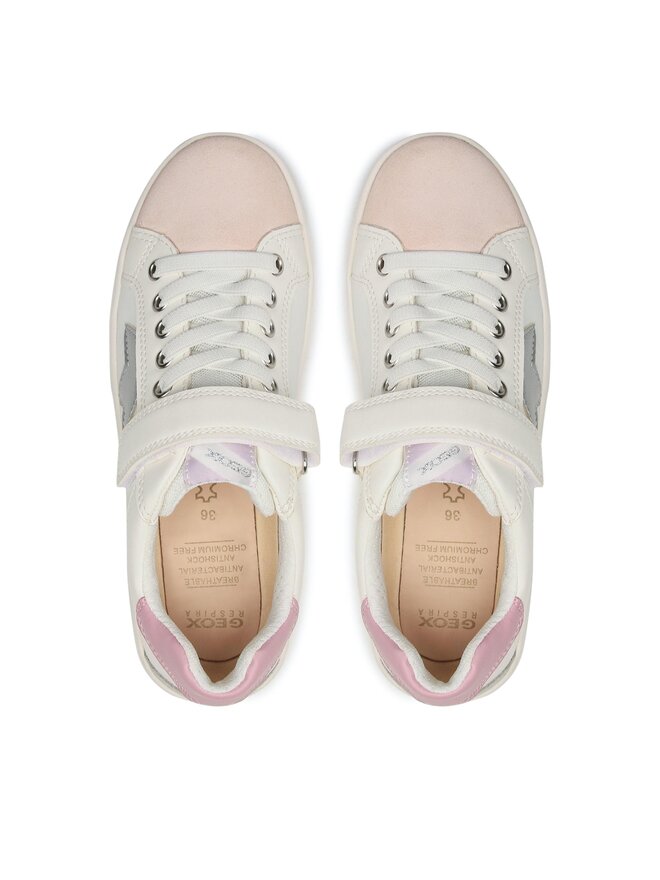 Geox Сникърси Geox J Silenex Girl J35DWA08554C0674 D Бял