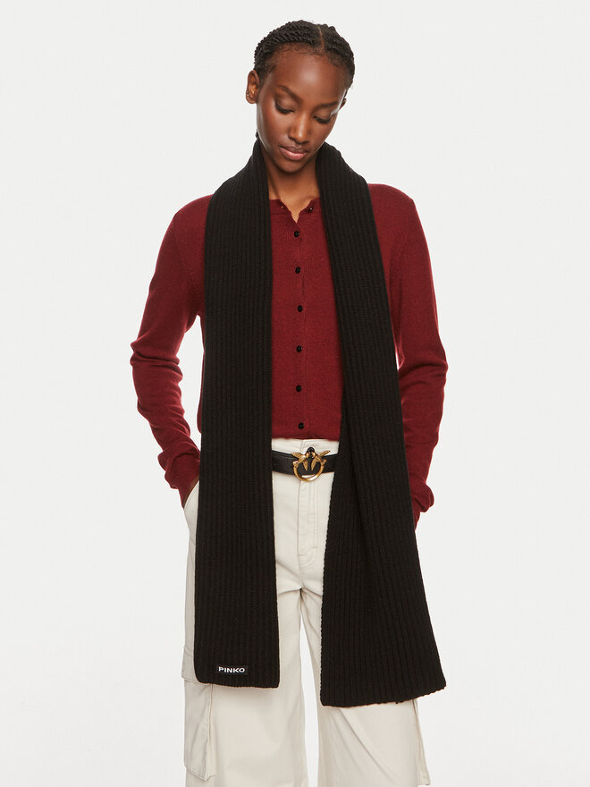 PINKO Зимен шал Pinko TALPA 104490 A1CH Черен