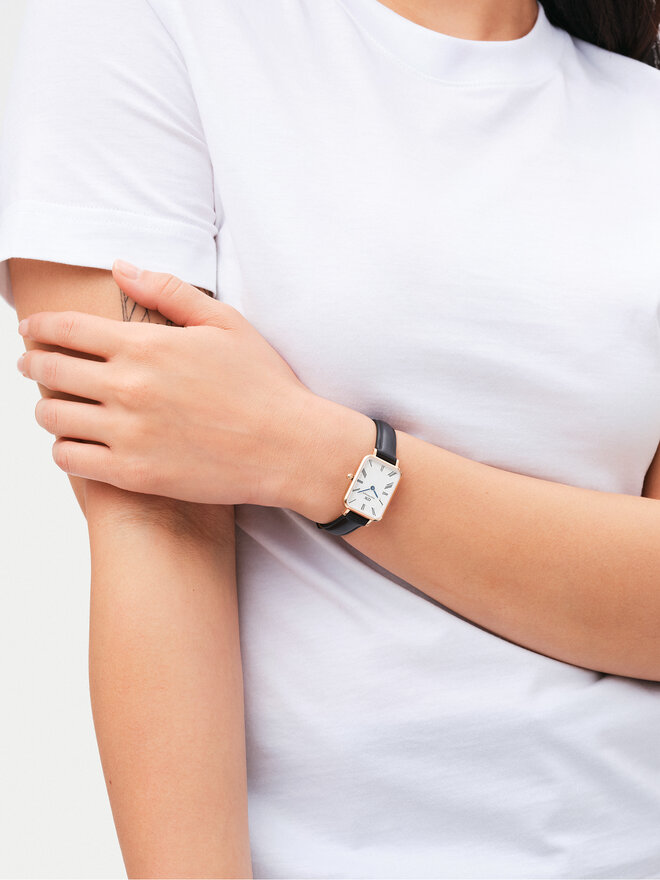 Daniel Wellington Zegarek Daniel Wellington Quadro Roman Numerals Sheffield DW00100689 Czarny