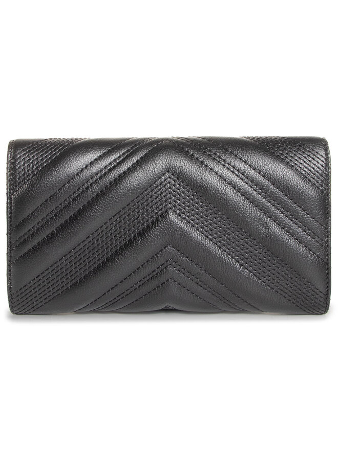 PINKO Rankinė Pinko Logo Wallet Chevronne C 20202 PLTT 1P21UY Y6JJ Juoda