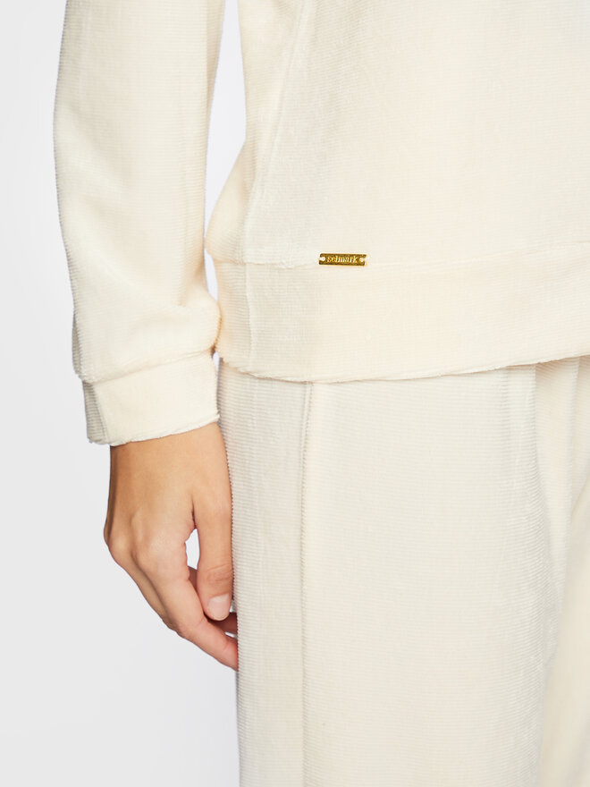 Selmark Selmark Pijama Basica P3773 Beis Regular Fit