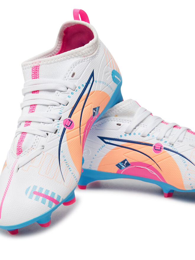 Puma Futbalové topánky Puma ULTRA 5 MATCH VOL. UP FG/AG Jr 108065 01 Biela