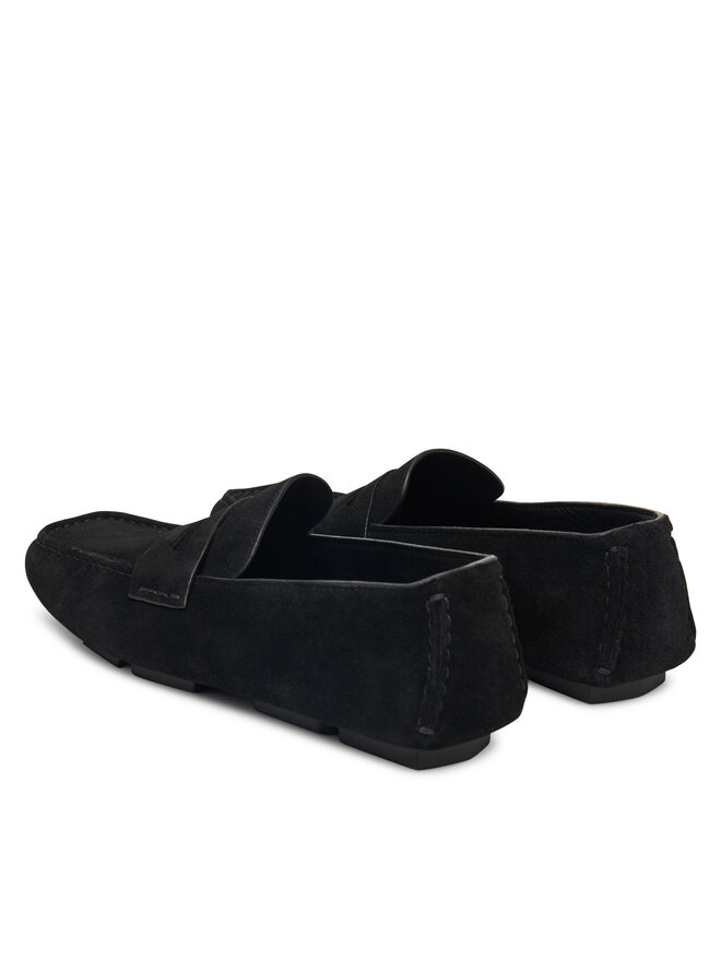 Calvin Klein Mokassins Calvin Klein Square Driver Suede HW0HW02844 Schwarz