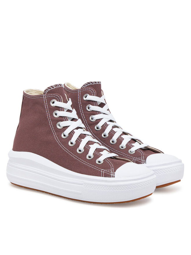 Converse Plátěnky Converse Chuck Taylor All Star Move Platform A10665C Bordó