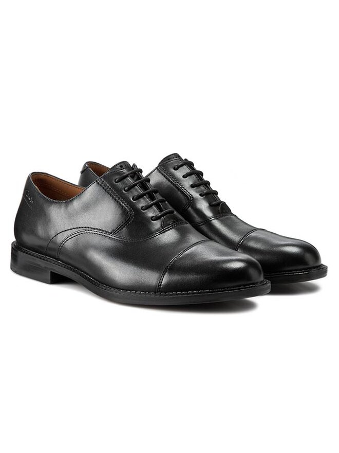 Po buty Clarks Dorset Boss 203550417 Czarny eobuwie .pl