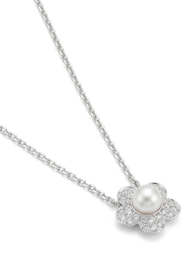 Swarovski Намисто Swarovski Flower 5755817 Срібний