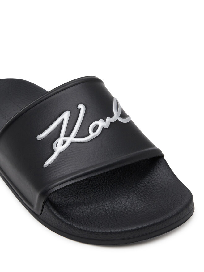 KARL LAGERFELD Şlapi KARL LAGERFELD Kondo 2.0 KL80910 Negru