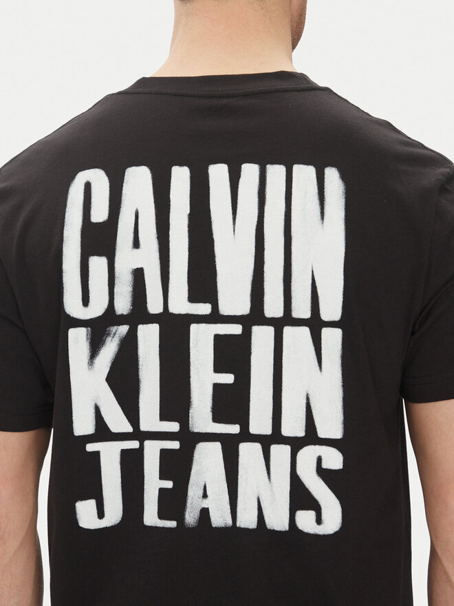 Calvin Klein Jeans Calvin Klein Jeans T-Shirt Painted J30J327523 Schwarz Regular Fit