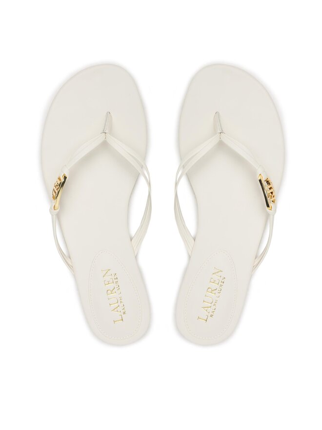 LAUREN RALPH LAUREN Flip flop Lauren Ralph Lauren Emalia 802896830004 Écru