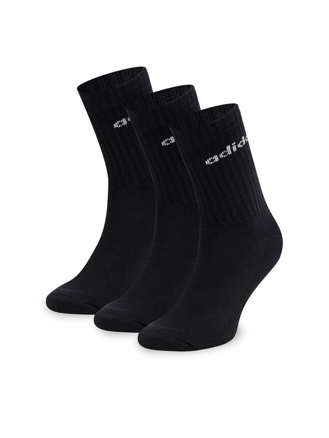 adidas Σετ 3 ζευγάρια ψηλές κάλτσες unisex adidas IC1301 3-PACK Μαύρο