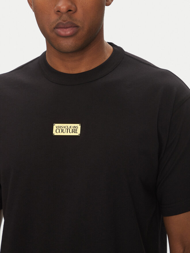 Versace Jeans Couture Versace Jeans Couture T-Shirt 78GAHT08 Schwarz Regular Fit