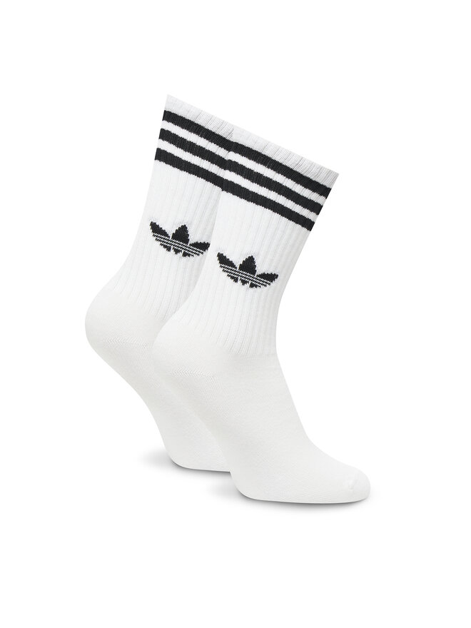 adidas 3 pares de calcetines altos unisex adidas 3-Stripes High JV7418 De color