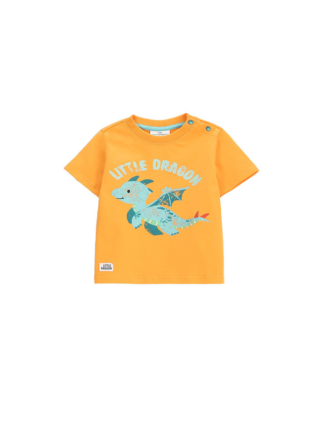 Coccodrillo Coccodrillo Camiseta WC5143202DBN Naranja Regular Fit