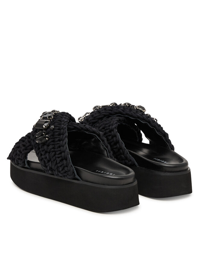 Inuikii Шльопанці Inuikii Woven Stones Platform 1004.005.0043 Чорний
