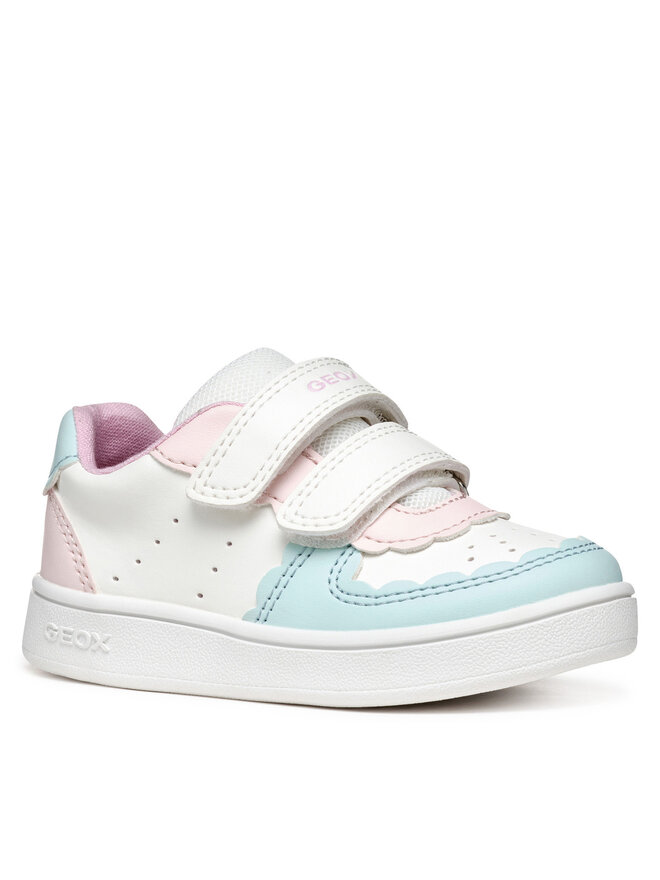 Geox Sneakersy Geox B Eclyper B555MA 000BC C1393 Bílá