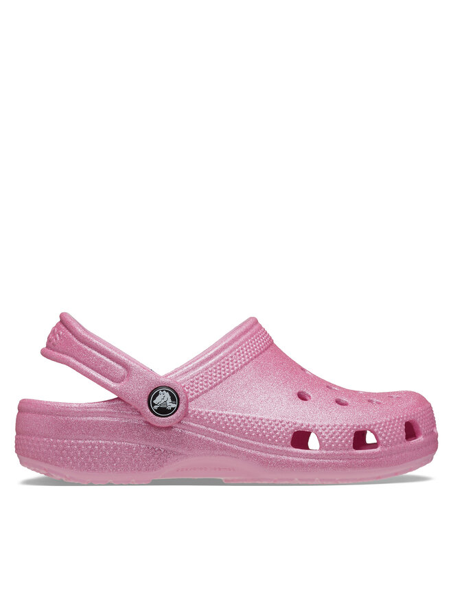 Crocs Klapki Crocs Classic Glitter Clog K 206993 Różowy