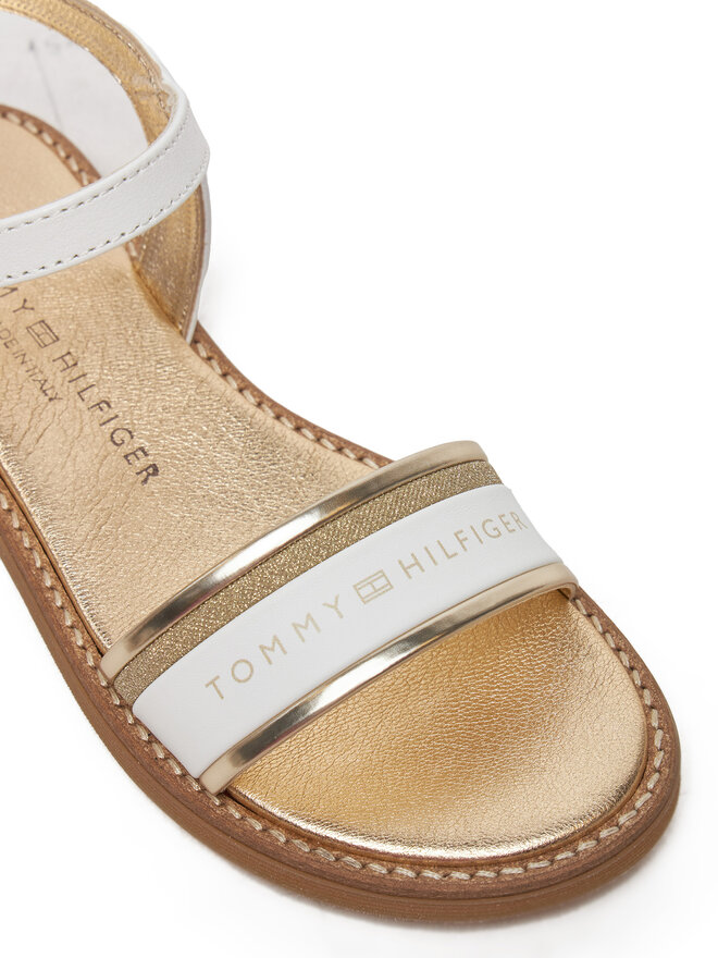 Tommy Hilfiger Sandále Tommy Hilfiger Sandal T4A2-33944-1281 M Biela