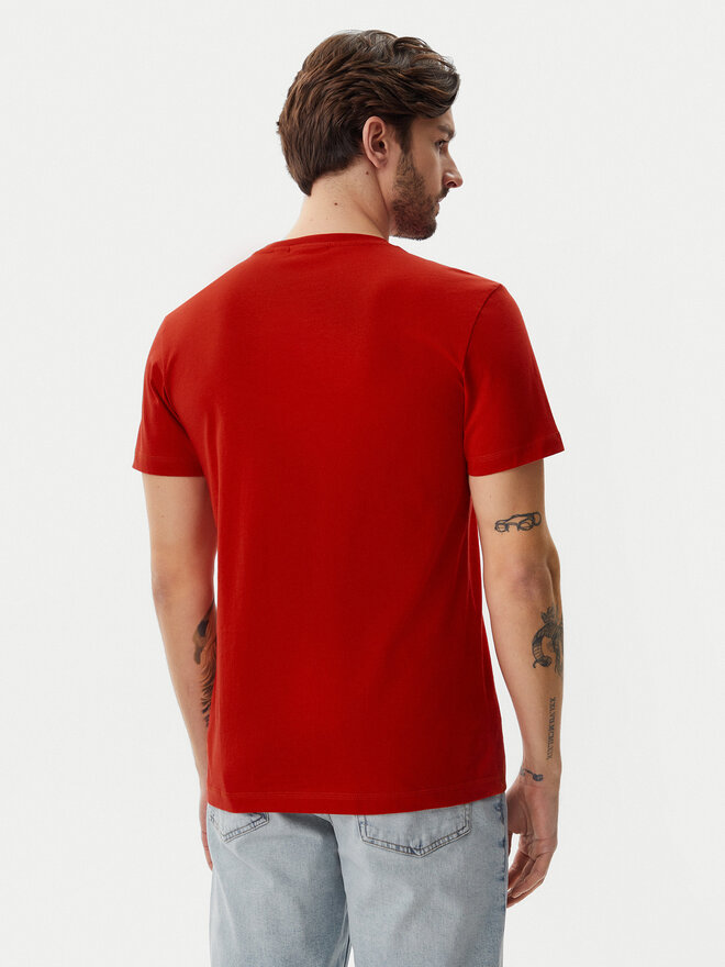 Calvin Klein Jeans Calvin Klein Jeans T-Shirt Monologo J30J325649 Rot Regular Fit