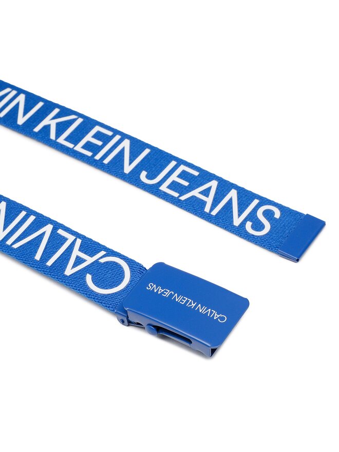 Calvin Klein Jeans Kindergürtel Calvin Klein Jeans Canvas Logo Belt IU0IU00125 Blau