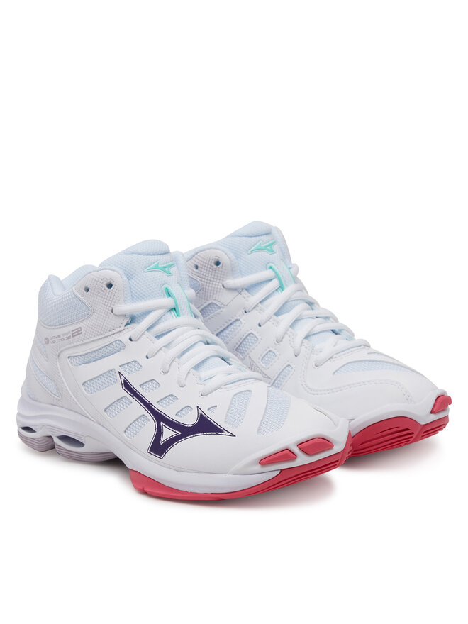 Mizuno Zapatillas de fútbol sala Mizuno Wave Voltage 2 Mid V1GC2465 Blanco