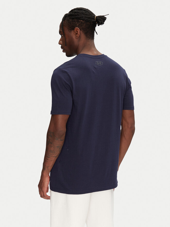 Under Armour Under Armour Majica Strip Logo 1390203 Mornarsko modra Relaxed Fit