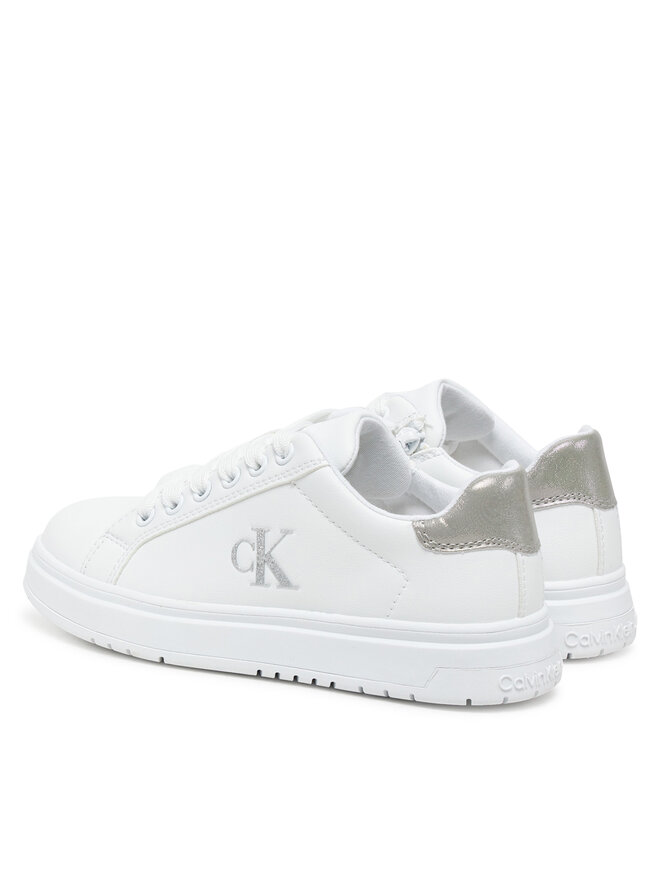 Calvin Klein Jeans Sneakersy Calvin Klein Jeans Low Cut Lace-Up Sneaker V3A9-82013-1355 M Biela