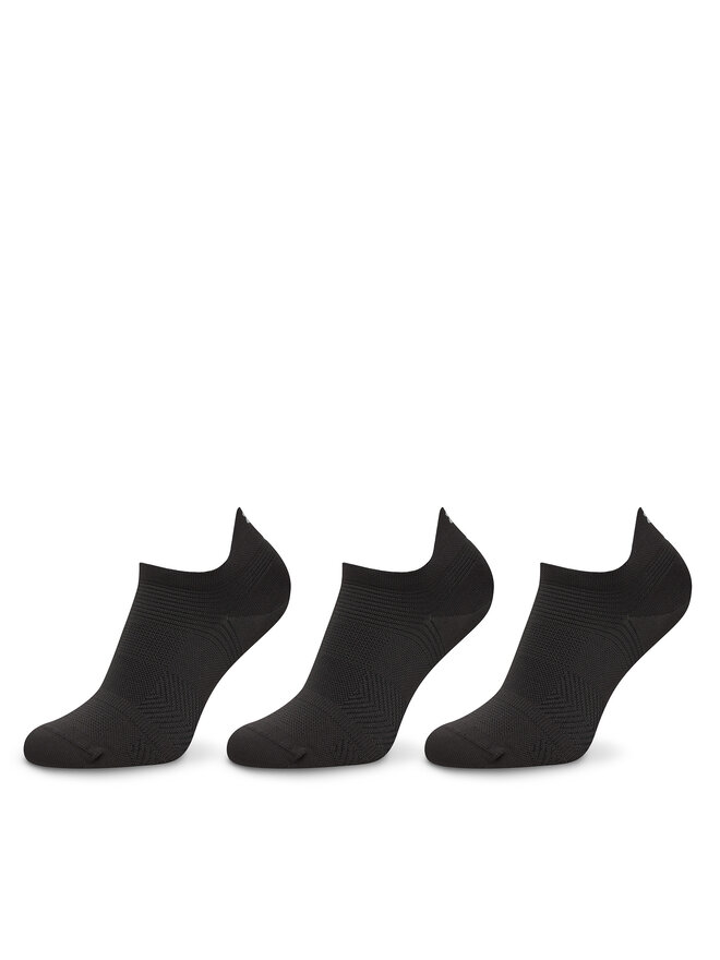Under Armour 3 pares de calcetines cortos unisex Under Armour UA ArmourDry® Run 1386237 Negro