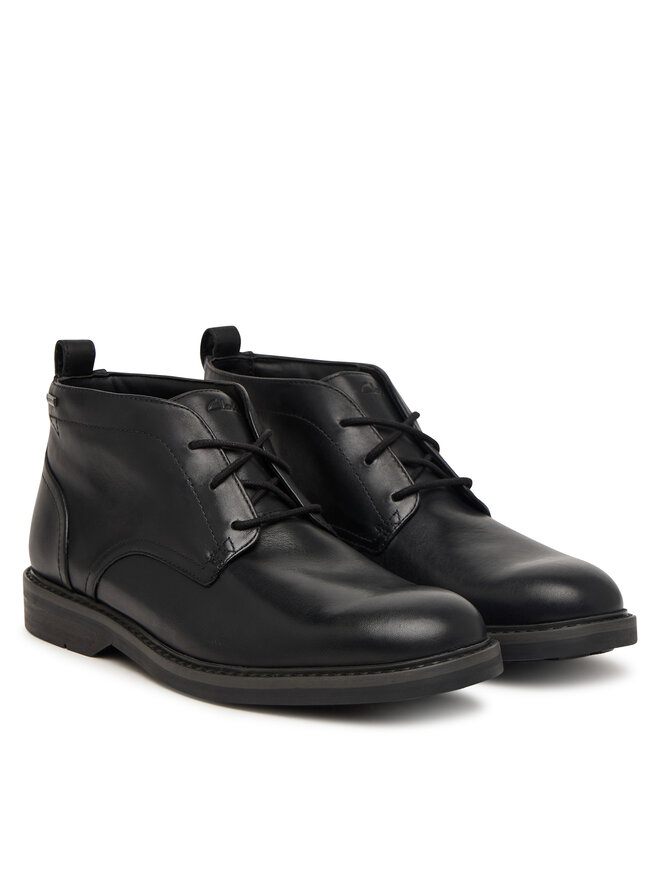 Clarks Schnürschuhe Clarks Aldwin Mid GTX GORE-TEX 26183249 Schwarz