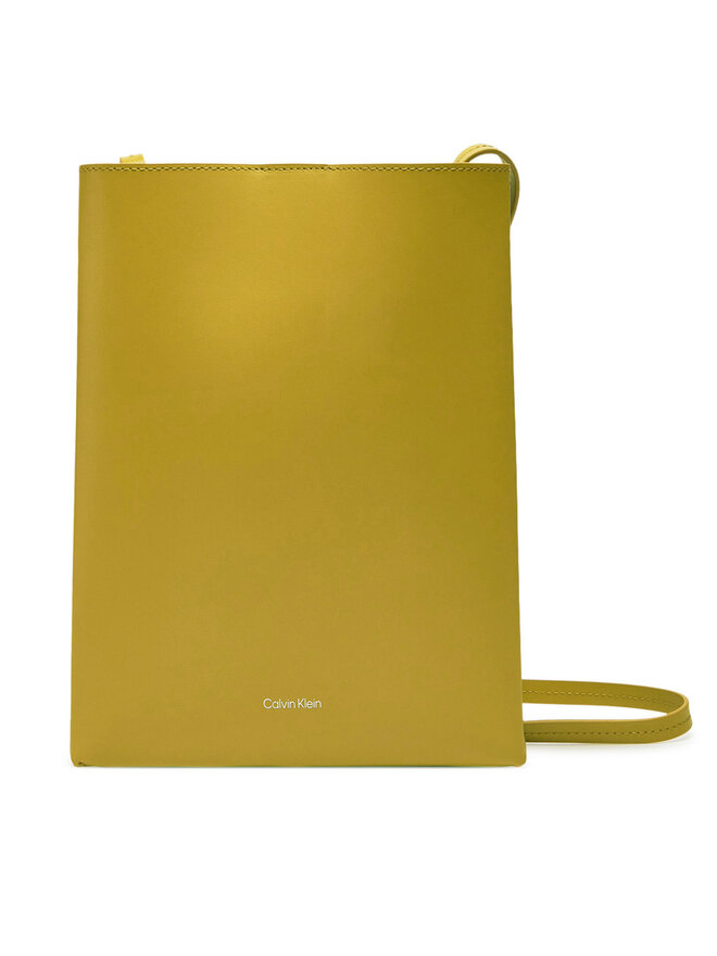 Calvin Klein Torebka Calvin Klein Line Ns Crossbody Lth Bag LV04F3005G Zielony