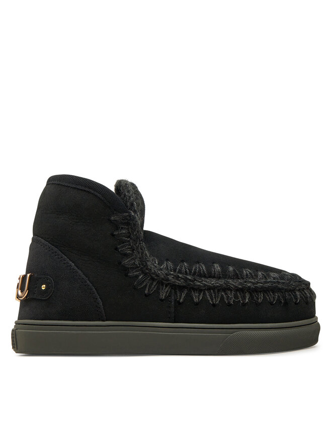 Mou Μπότες Χιονιού Mou Eskimo Sneaker Big Metal Logo FW111008A Μαύρο
