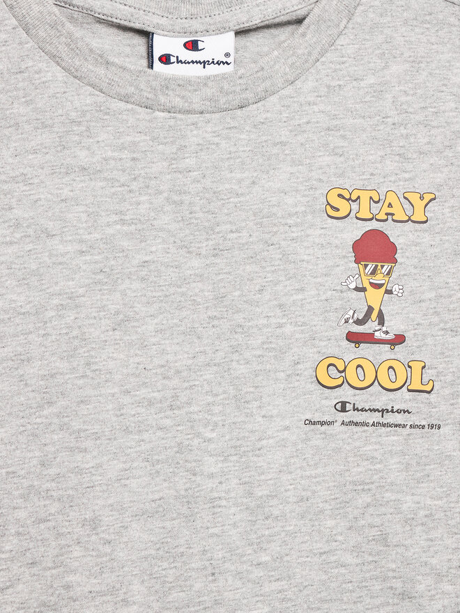 Champion Champion Футболка 306375 Сірий Regular Fit