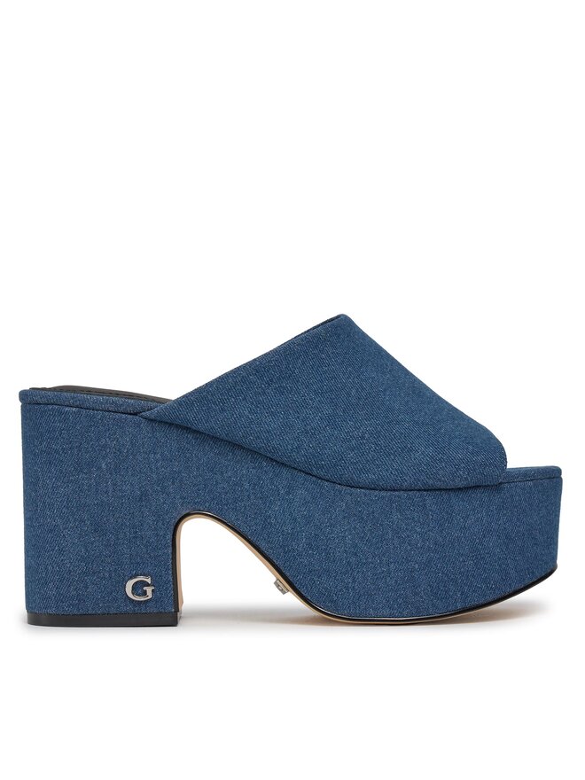 Guess Klapki Guess Yaki2 FLJYA2 DEN04 Niebieski
