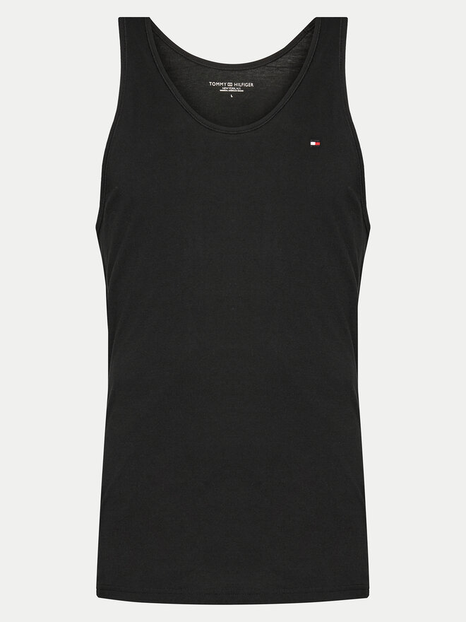 Tommy Hilfiger Tommy Hilfiger Set 3 majic brez rokavov UM0UM03387 Črna Regular Fit