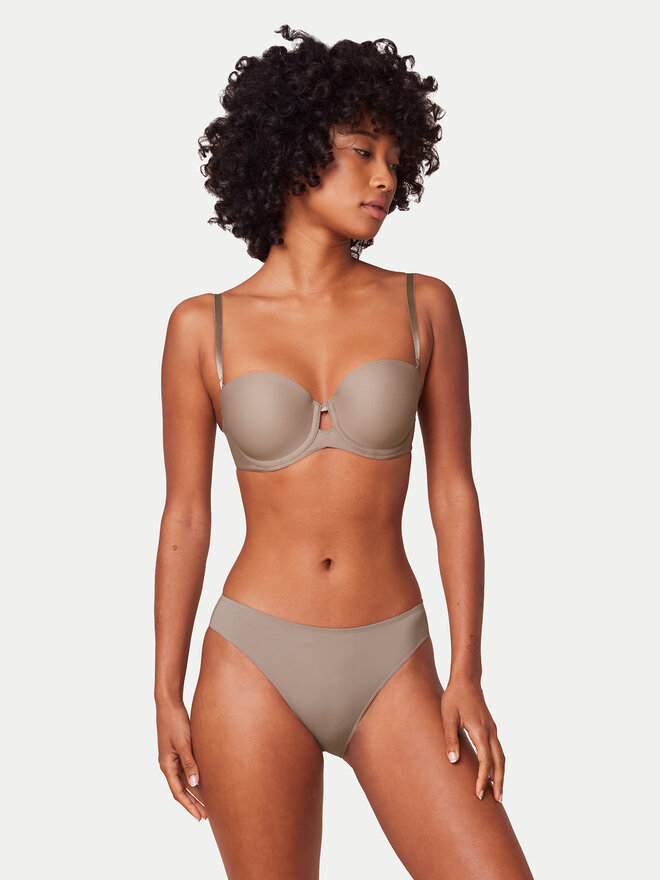 Triumph Triumph Bardotė liemenėlė Pure Micro 10217872 Smėlio