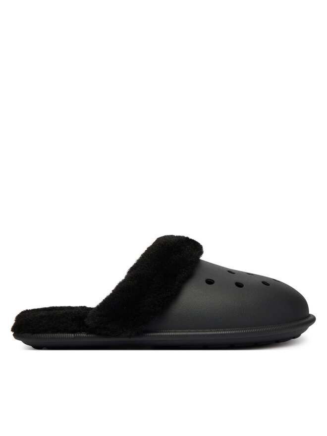 Crocs Тапочки Crocs Classic Fuzz Scuff 212143 Чорний