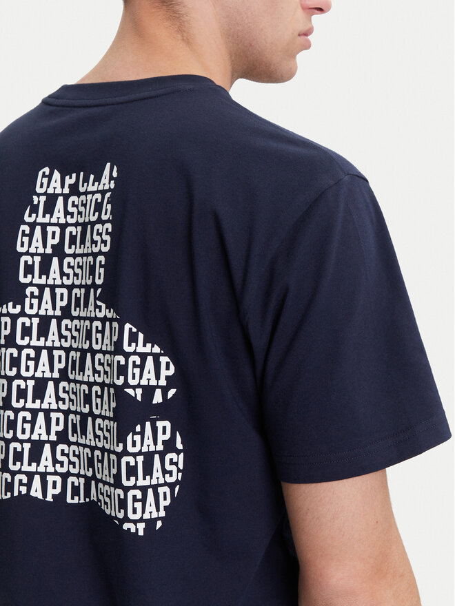 Gap Gap Póló 769029-03 Sötétkék Regular Fit
