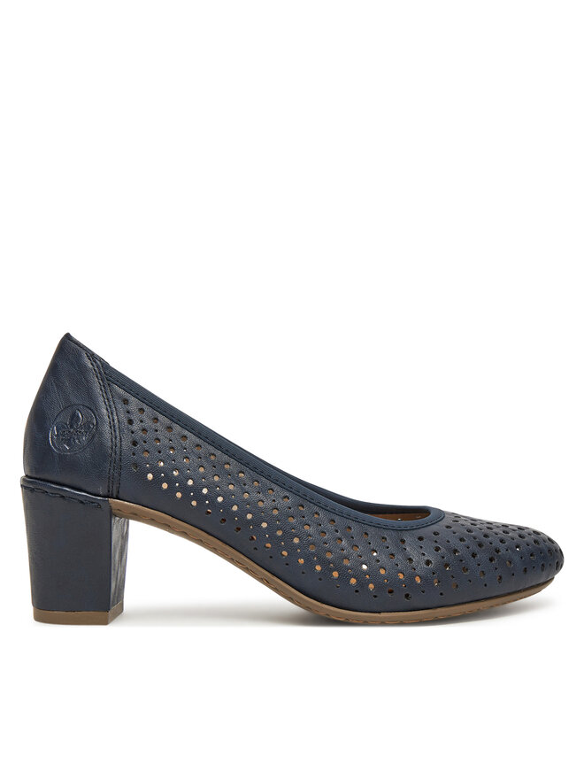 Rieker Pantofi pumps Rieker 41057-14 Bleumarin